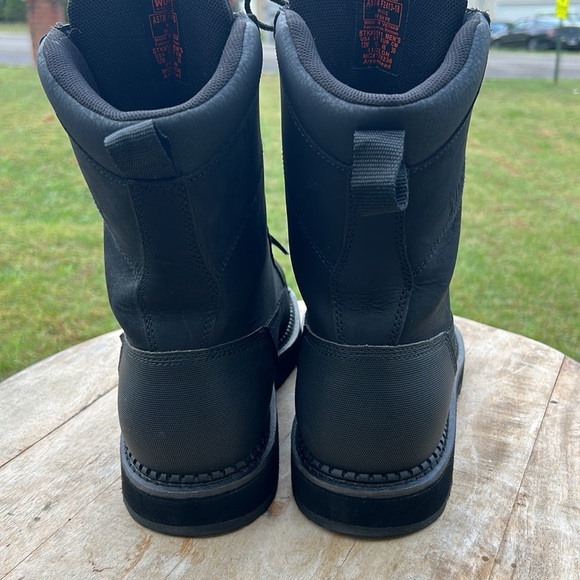 WORX BY RED WINGS MENS SAFETY WORK BOOT STEEL TOE SIZE 12 BLACK - Picture 5 of 11
